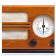 Holzradio aus den 1920er Jahren